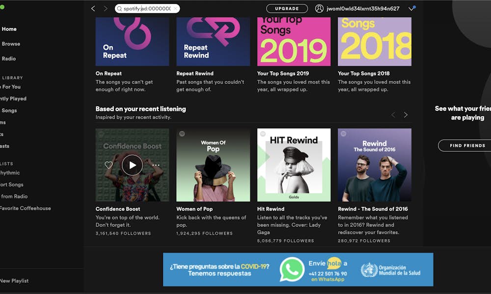 World Health Organization + United Nations + PVBLIC Foundation