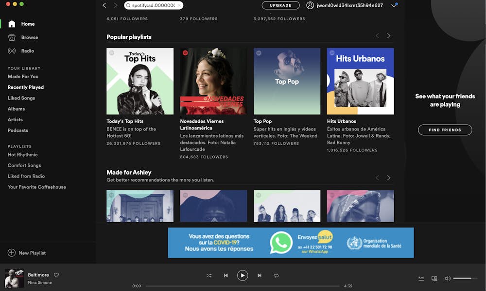 World Health Organization + United Nations + PVBLIC Foundation